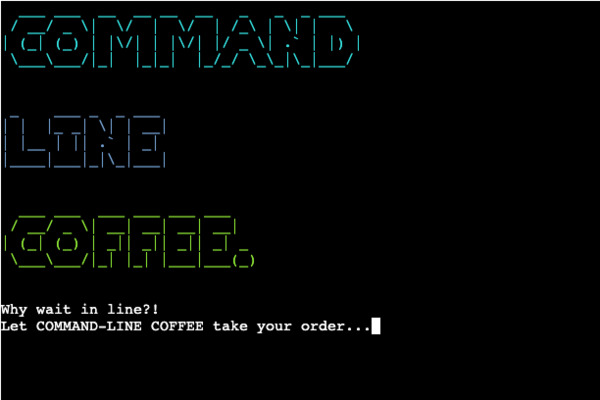 Command Line Coffee screenshot